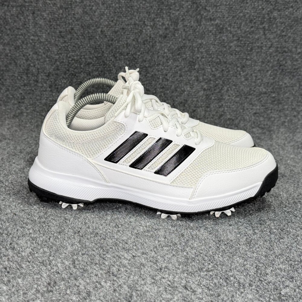 Adidas Tech Response 2.0 Golf Shoes Mens Size 9 White Athletic Lace Mesh Sneaker